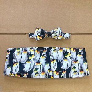 Penguin Cummerbund and Bow tie Set